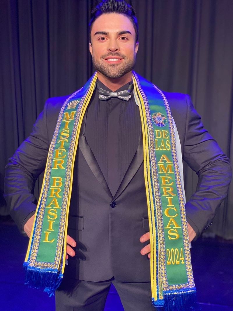 Novo Mister Brasil de Las Américas 2024 concede entrevista exclusiva