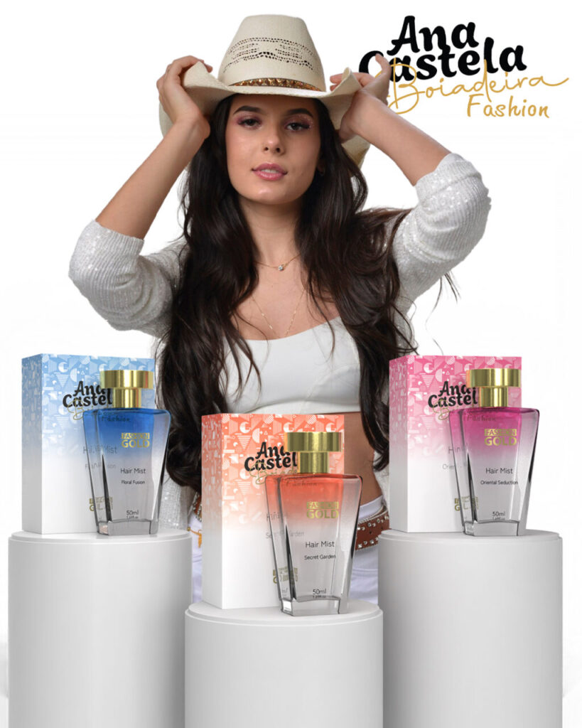 Ana Castela lança perfume capilar e é a nova embaixadora da marca de cosmético