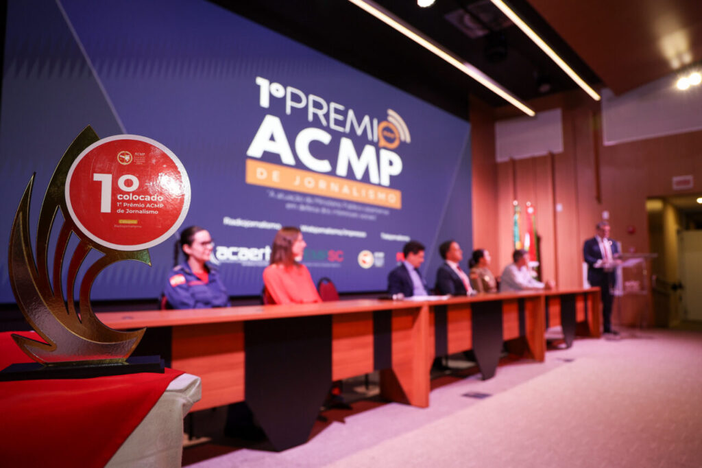 Associação Catarinense do Ministério Público lança o 2º Prêmio ACMP de Jornalismo