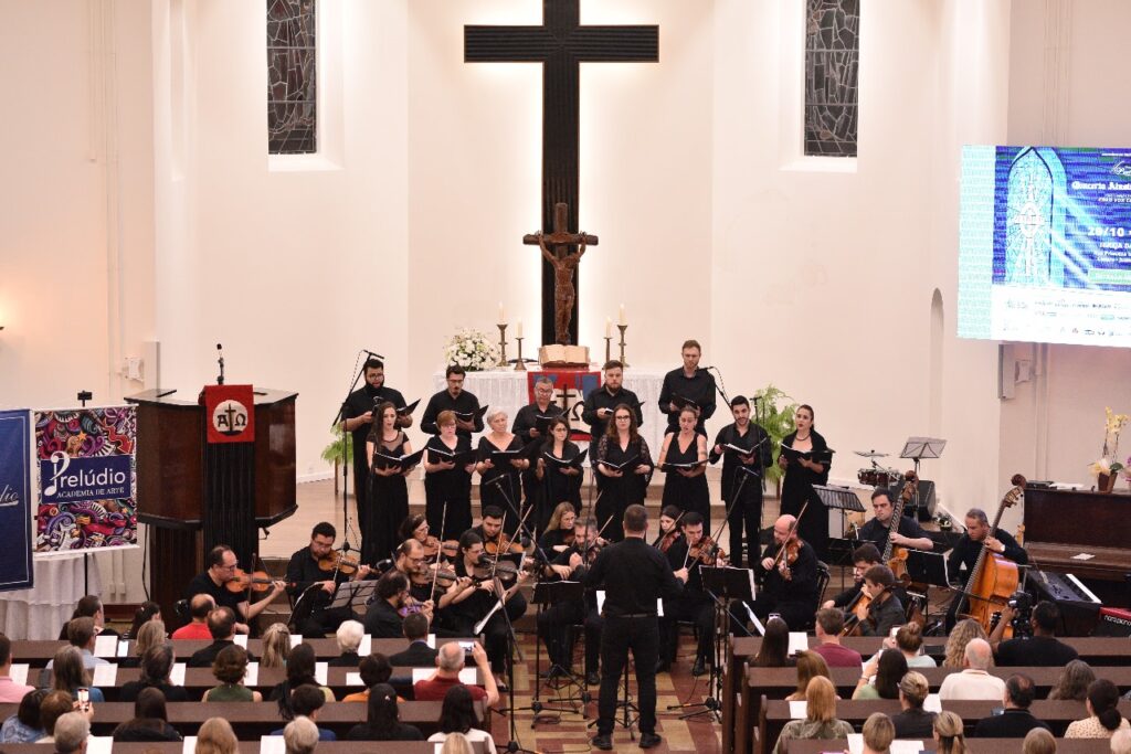 Orquestra Prelúdio celebra imigração alemã com concerto na Igreja da Paz