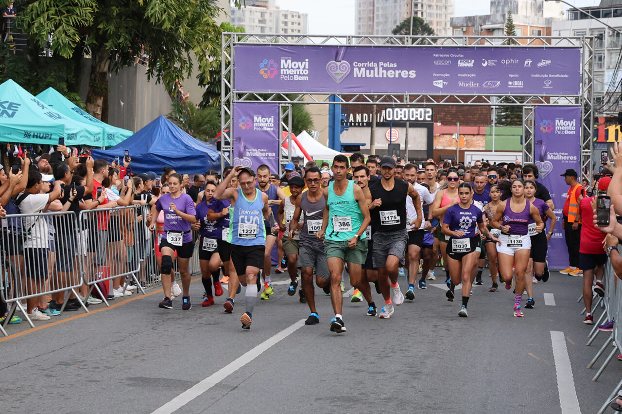 Circuito Movimento Pelo Bem 2026 terá quatro corridas beneficentes em Joinville