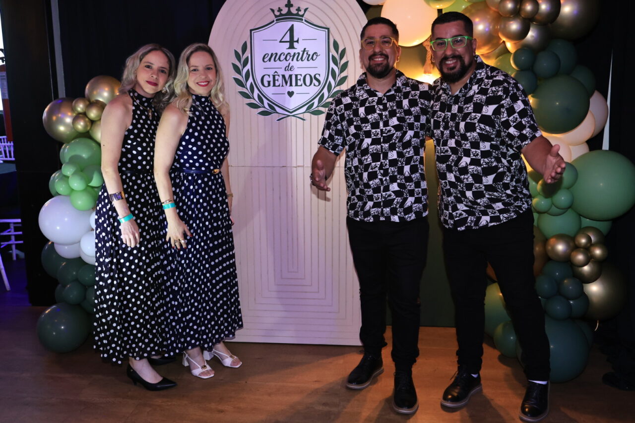 Quarto Encontro de Gêmeos reúne famílias, música e confraternização na Casa do Capitão